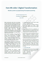 Fem HR-roller i Digital Transformation